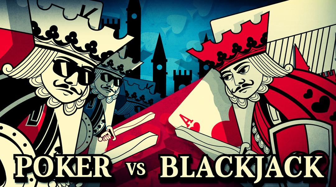 Pôquer vs Blackjack